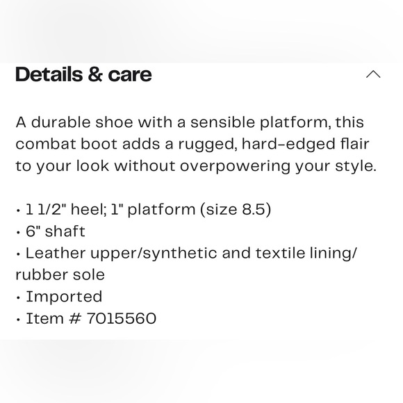 Hi-Line Platform Combat Boot - Picture 7 of 9